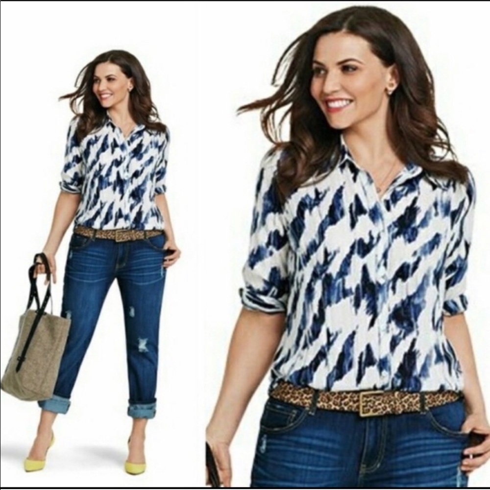 CAbi Moody Blues blouse / 3096